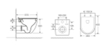 Унитаз подвесной ZILI DO ZS-2141E-R ФЕНИКС Rimless 57 см УТ000000865