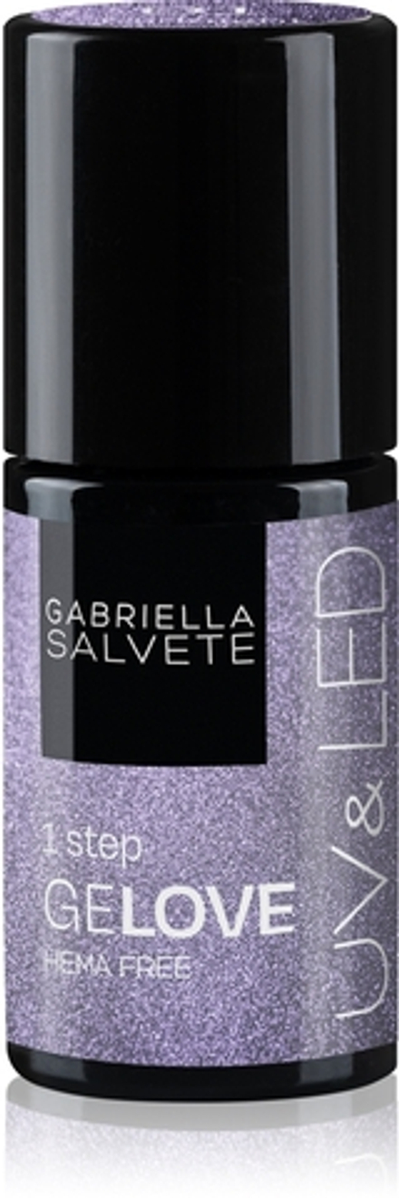 Gabriella Salvete GeLove Over The Moon - Гибридный лак для ногтей с использованием УФ / СВ-лампы 01 Midnight, 8 ml