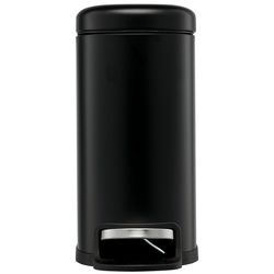 Ведро мусорное с педалью, графит, 5 л