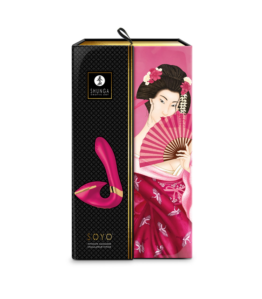 Shunga SOYO - Вибростимулятор для клитора и зоны G с двумя независимыми моторами