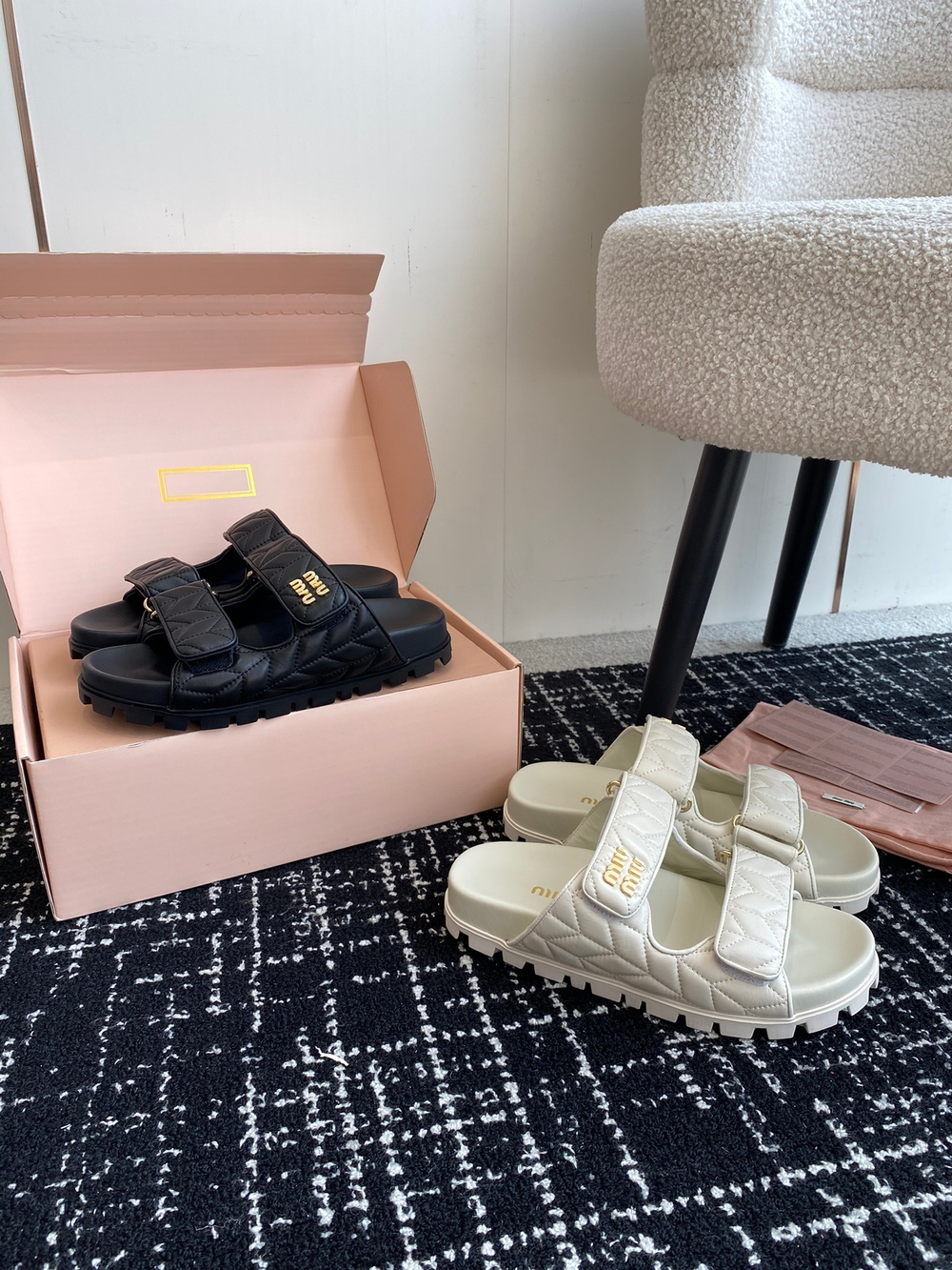 Miu Miu Slide (2 colors)