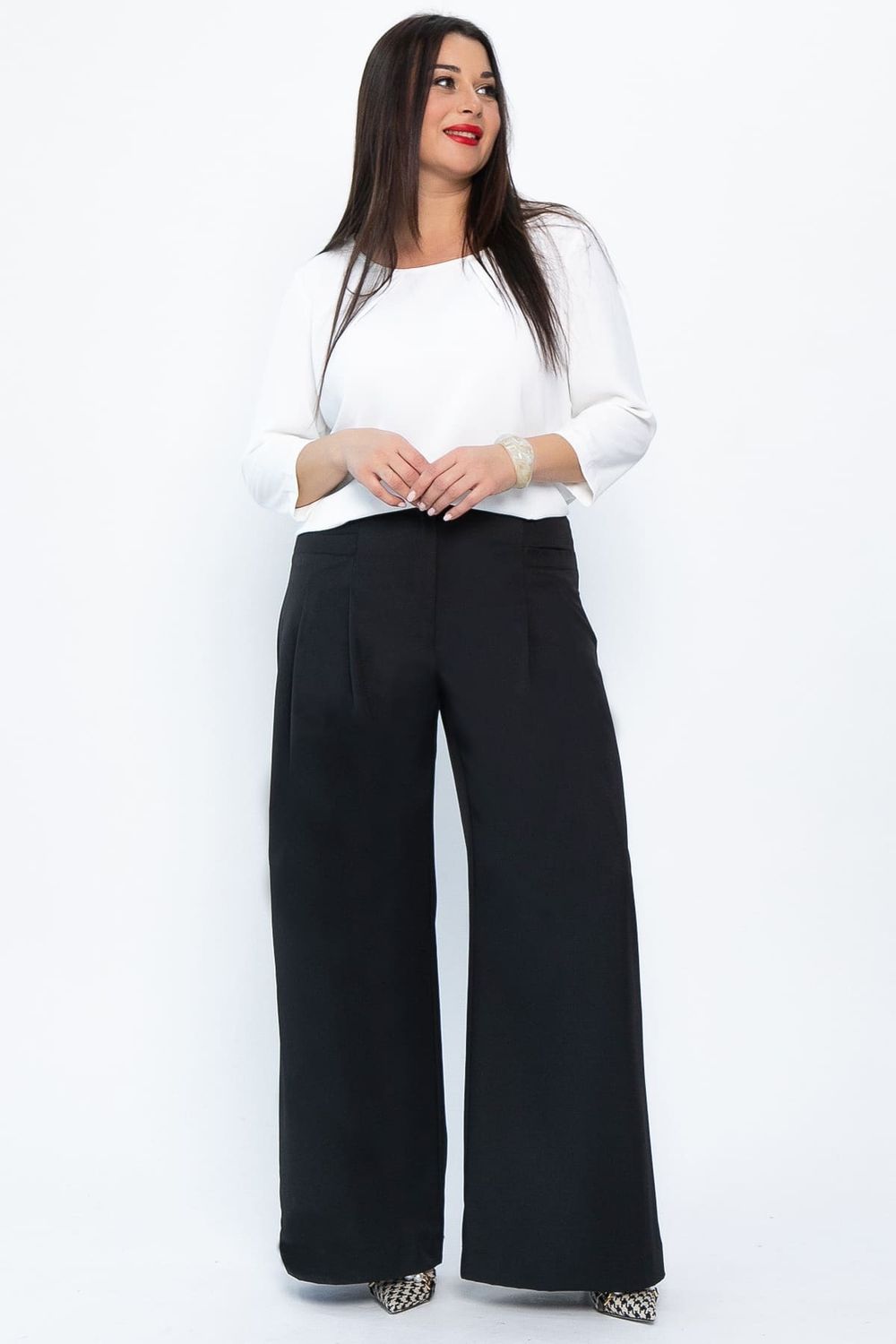 Брюки палаццо Креатив (черные) Б14636-24М LT Collection