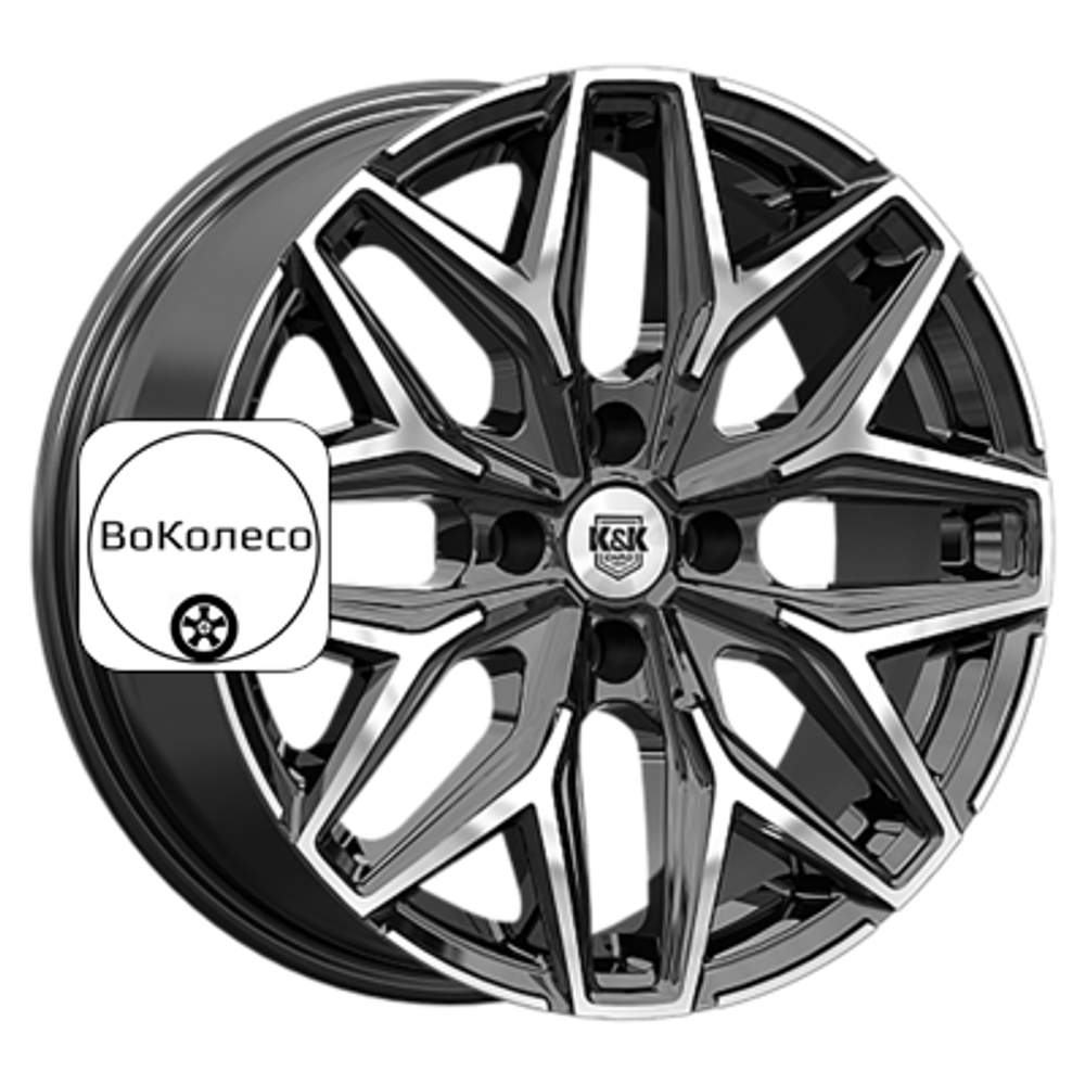 7x17/5x110 ET32 D65,1 Ариус (КС1187) Алмаз черный K&K