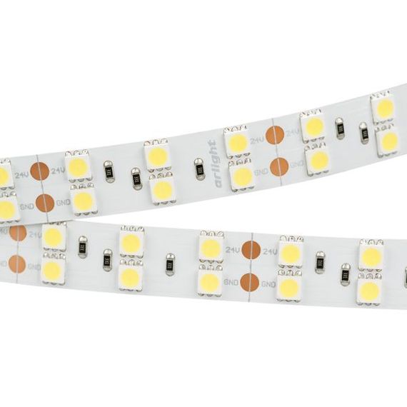 Светодиодная лента Arlight 28,8W/m 120LED/m 5060SMD теплый белый 5M 011259(2)