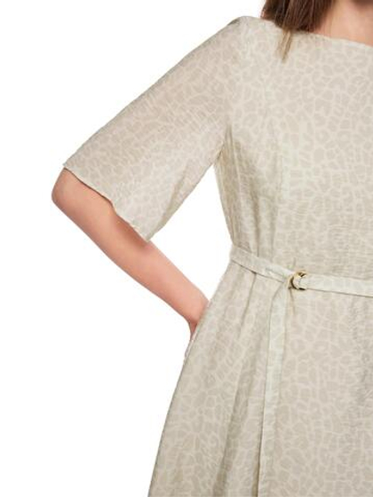 Marc Cain Платье из струящейся вискозы с принтом