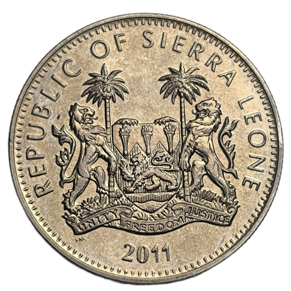 Монета 1 доллар (dollar) 2011 год Сьерра-Леоне
