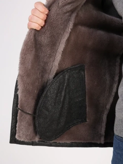 Дубленка зимняя натуральная куртка косуха