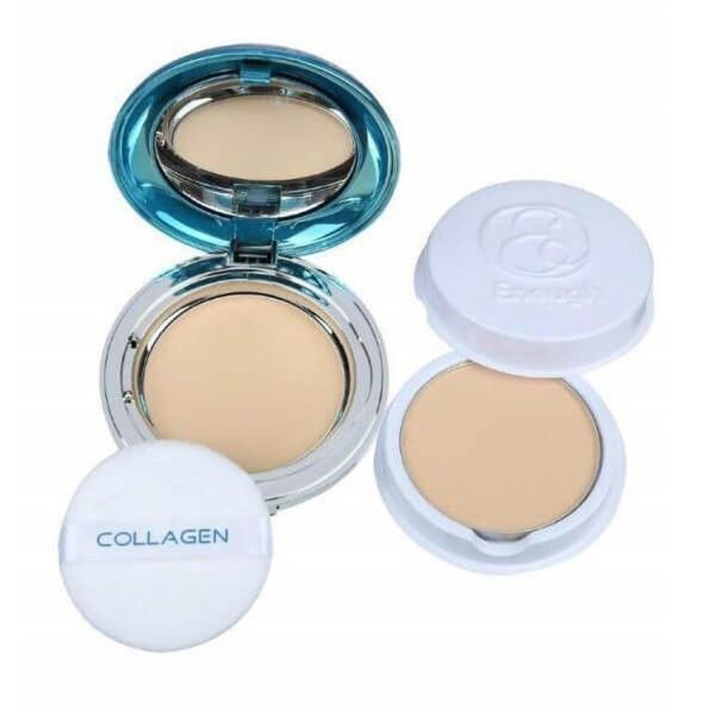 Увлажняющая пудра  с коллагеном со сменным блоком  №21 ENOUGH Collagen Hydro