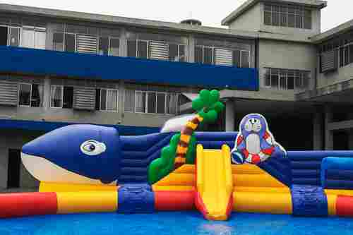 Наземный аквапарк «Синий Кит» с бассейном, 16×16×6 м