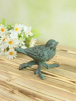 Iron Garden Фигура декоративная "Птичка поющая на ветке"