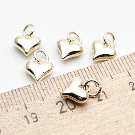 Подвеска Сердце, цвет золото, размер 8*8 мм, цена за 1 шт