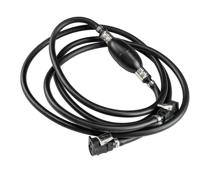 Шланг топливный 8 мм с грушей и топливными переходниками Yamaha (6Y2-24306-00)