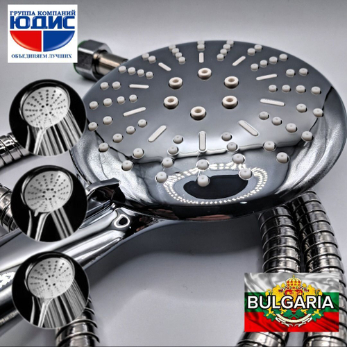 3012-2 Лейка для душа ХРОМ 12*25см (3-функций) HANSEN (50/1шт)