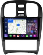 Магнитола для Hyundai Sonata 4 2001-2013 - FarCar BM3062M монитор 9.5" QLED на Android 14, TS10, 4+32Гб, CarPlay, 4G SIM-слот