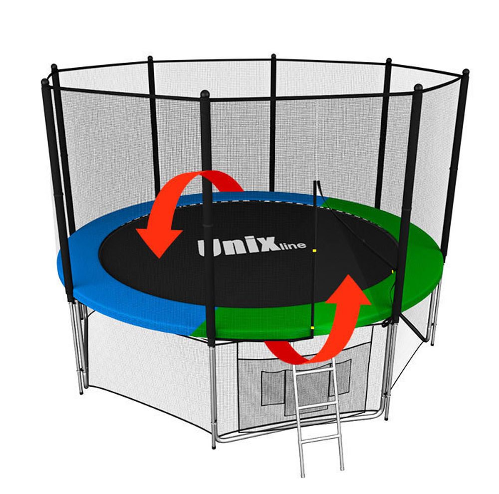 Батут UNIX line Classic 12 ft (outside)