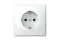 Розетка Systeme Electric ARTGALLERY с заземлением белый 39956