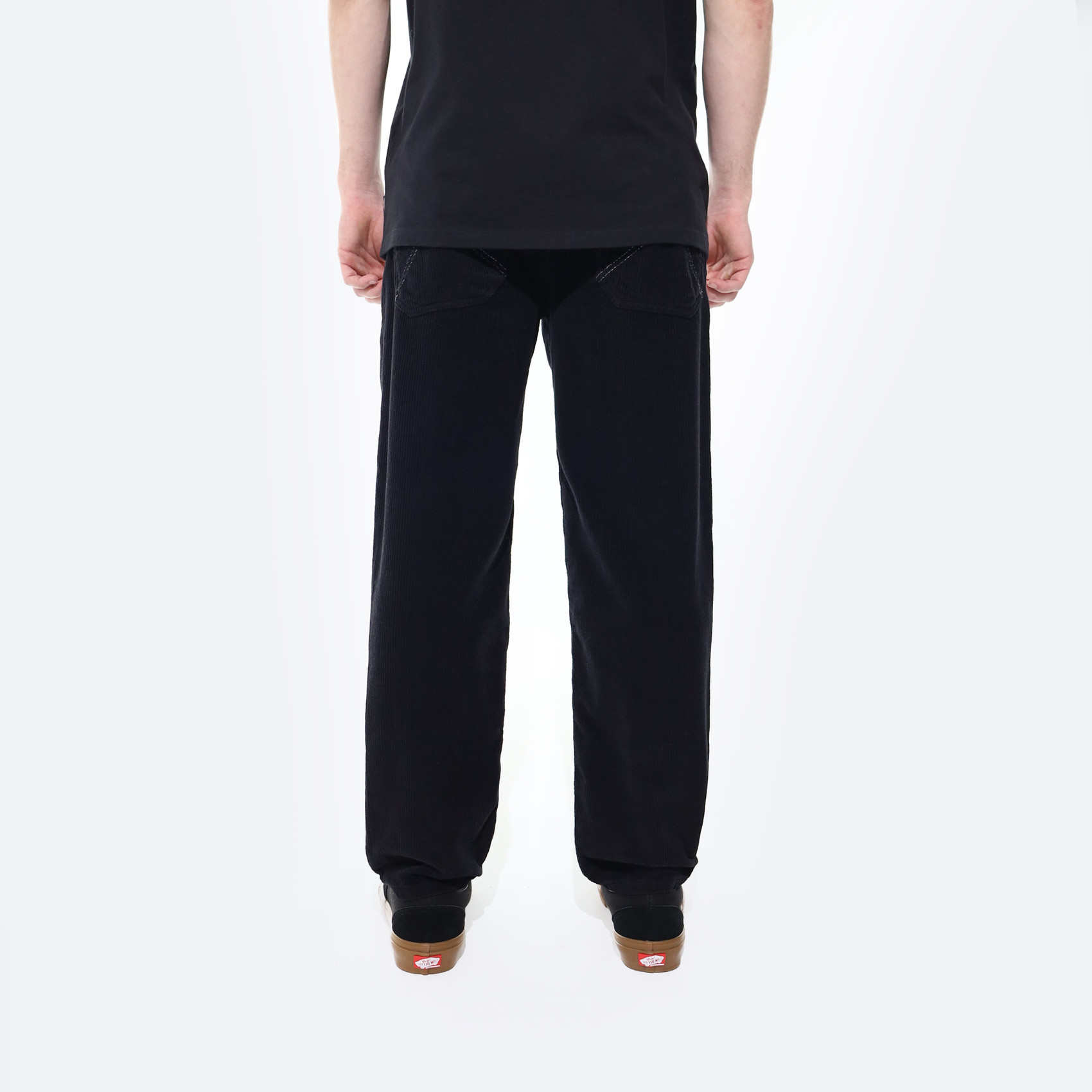 Брюки Homeboy x-tra Baggy Cord Pant (black) артикул:01PA0301-10 - купить в магазине Дайс