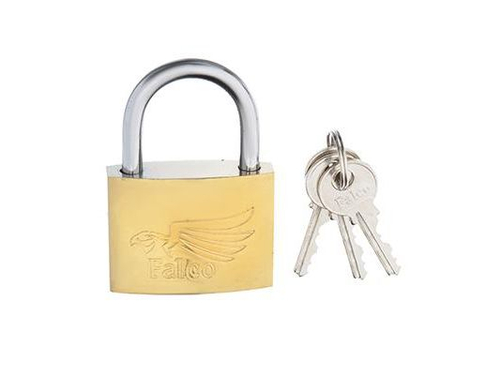 Замок навесной 50мм РОКОТ золотистый (120шт/кор)