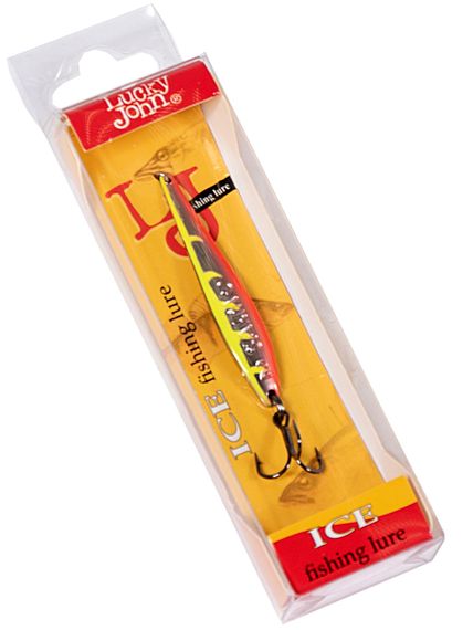 Блесна вертикал. зим. Lucky John S-2 с тр. 03.0г YR блистер