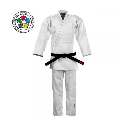 Кимоно для дзюдо IJF 2022 approved, белое 175