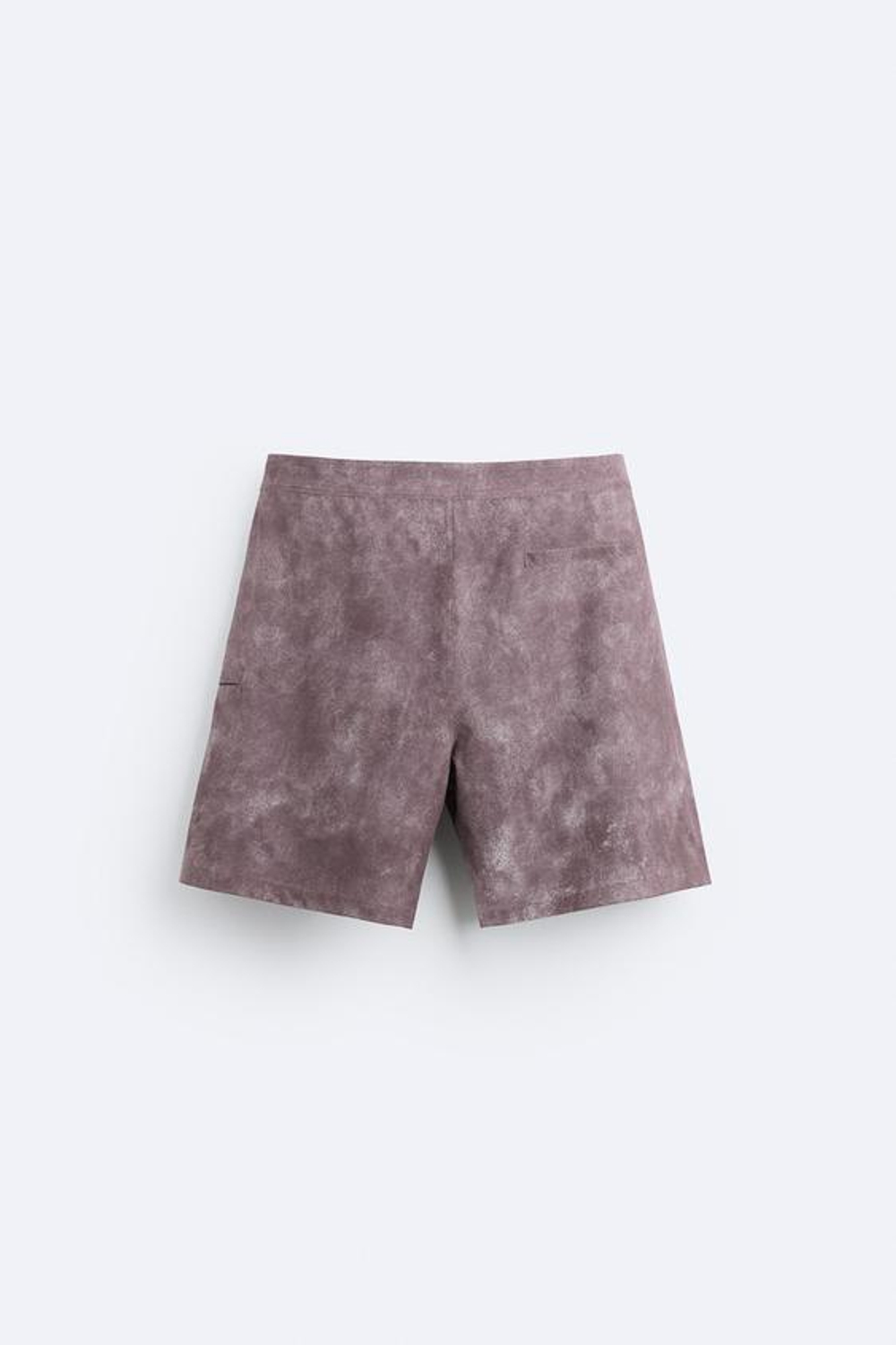 ZARA ДЛИННЫЕ ПЛАВКИ С ПРИНТОМ В ВИДЕ БРЫЗГ, ОТТЕНКИ ФИОЛЕТОВОГО