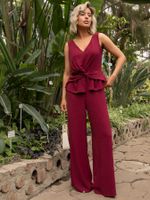 Комбинезон Просто шик (винный) К15636-55М LT Collection