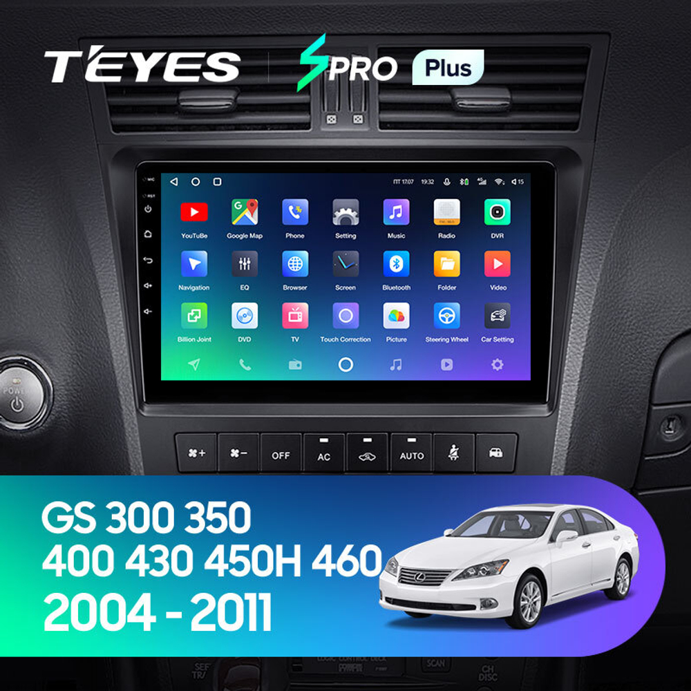 Teyes SPRO Plus 9" для Lexus GS 300, 350, 400, 430, 450, 460 2004-2011