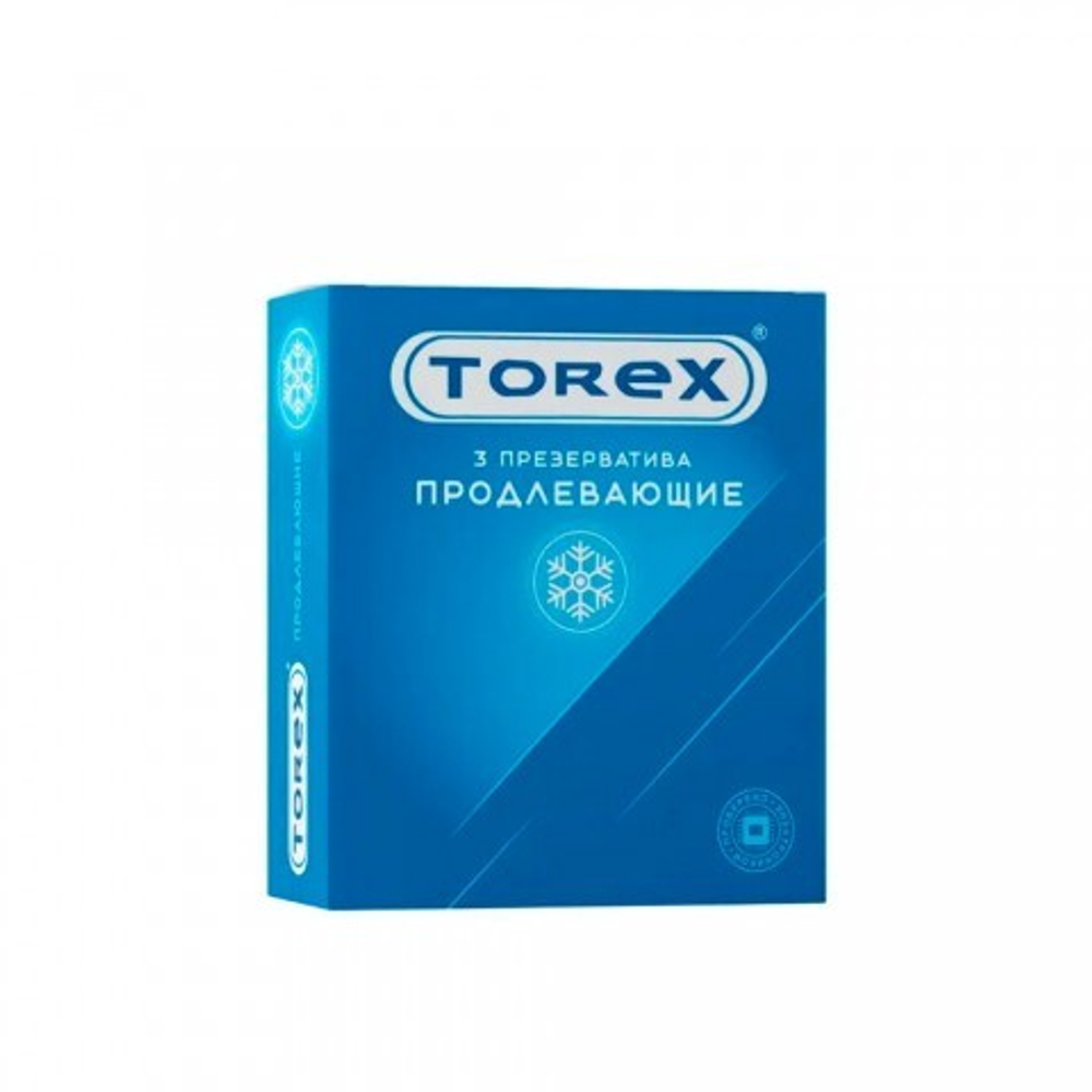 Презервативы продлевающие с анестетиком TOREX 3 шт