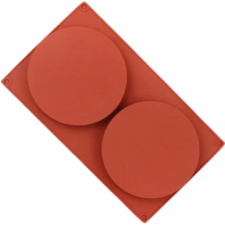 Форма силиконовая для десертов диски большие