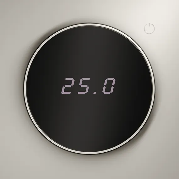 Терморегулятор электронный VOLTUM S70 с индикацией и датчиком, для теплого пола, (кашемир) vls070103