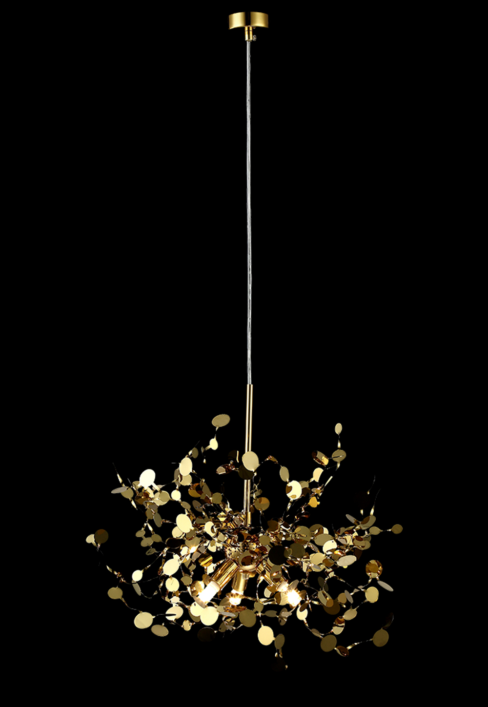 Светильник подвесной Crystal Lux GARDEN SP3 D400 GOLD