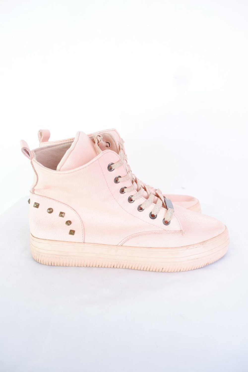 Кеды высокие erico нежного оттенка 39 размер