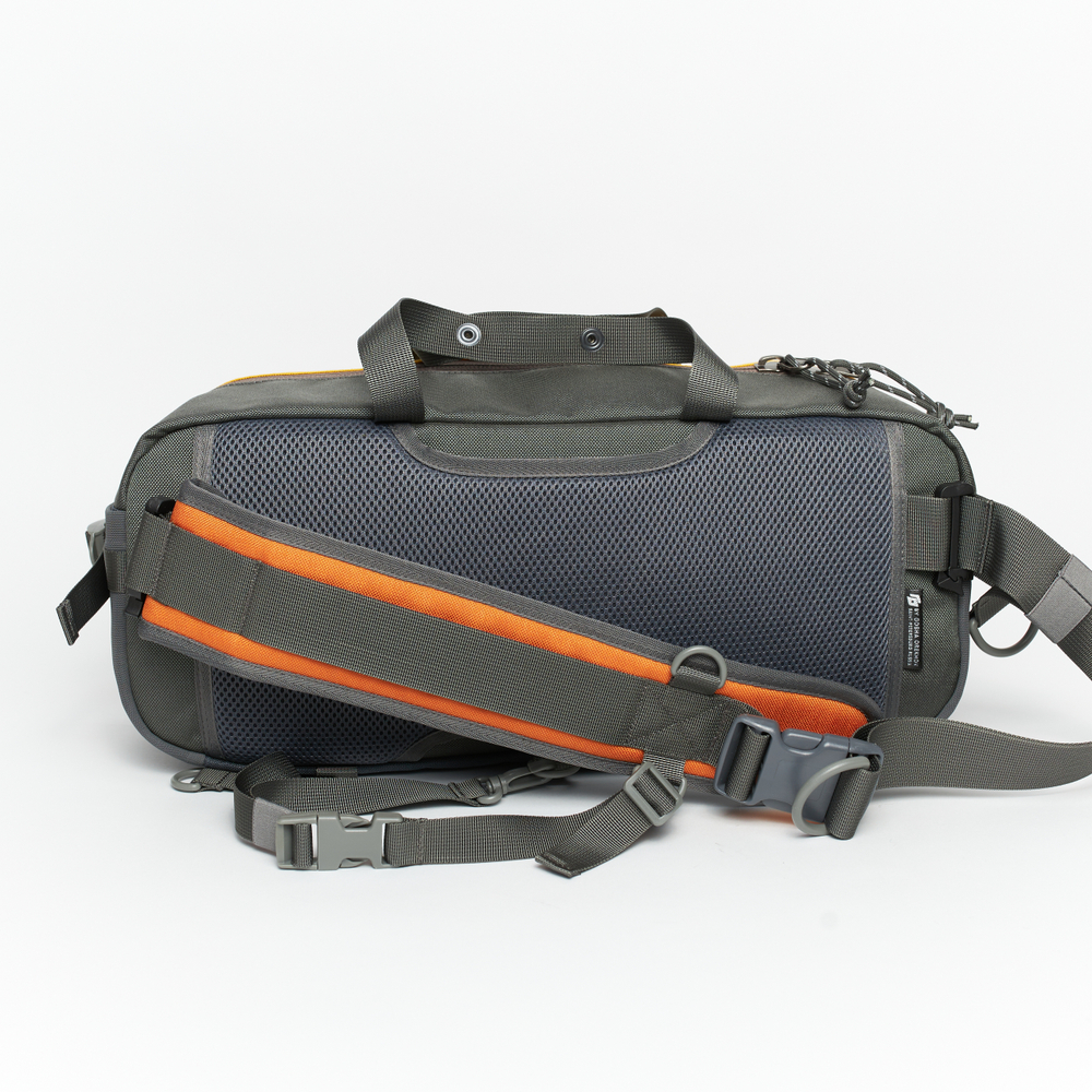 Сумка Technic Sling Baguette морковный/темно-синий/желтый