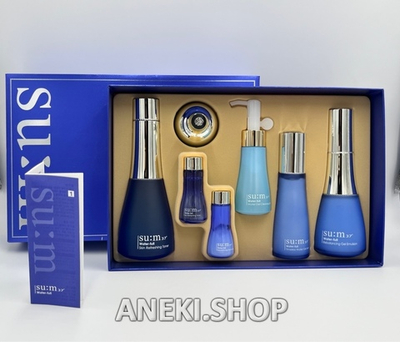 Набор для лица антивозрастной увлажняющий Water-full Special Set 7P SU:M37