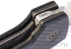 Нож Bob Terzuola ATCF Tanto CF Black Dropфотография - 7