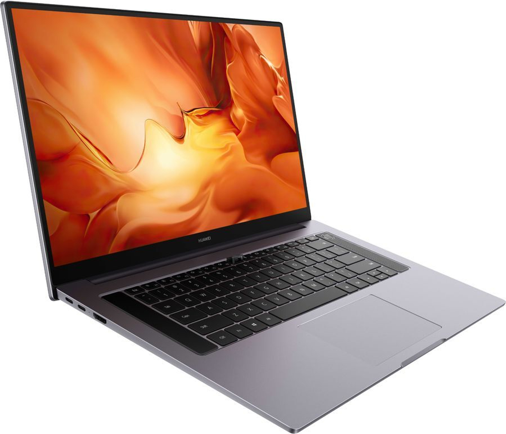 Ноутбук HUAWEI MateBook D16 (53012QWM) 16.1"FHD IPS/Ryz 5  4600H Hexa/16Gb/512Gb SSD/UMA/Win11 серый