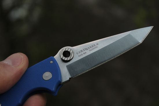 Складной нож Cold Steel 54T Khan c клинком из стали AUS-8, рукоять G10