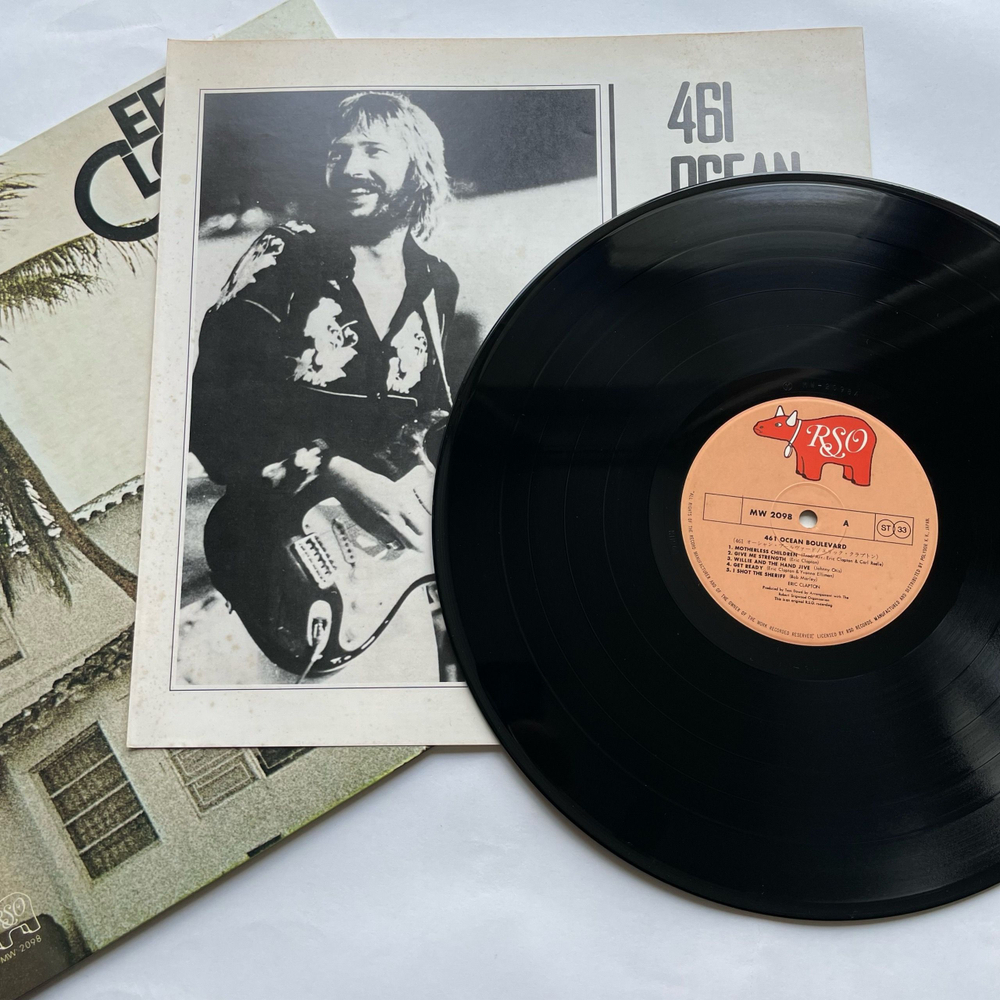 Винтажная виниловая пластинка LP Eric Clapton 461 Ocean Boulevard (Япония 1974) (Без Оби)