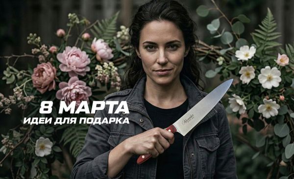 ЖЕНЩИНА И НОЖ: идеи подарка на 8 марта