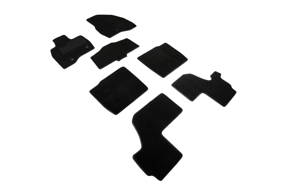 Ворсовые коврики LUX для Ford Explorer V 15 (V3,5) 2010-2015, Seintex.94279