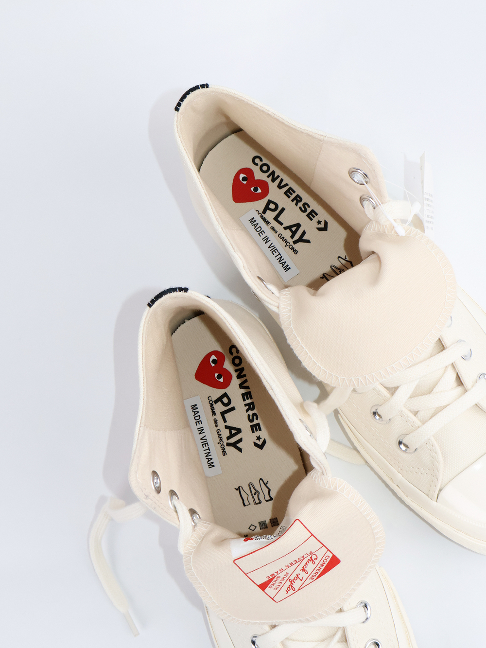 Кеды Converse x Comme des Garcons Play Chuck 70 CDG Hi Off-white