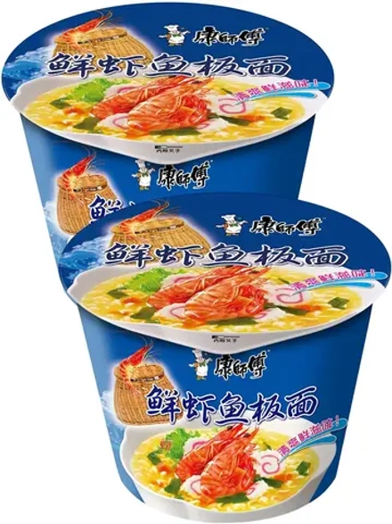 Лапша со вкусом Креветок и Морепродуктов 101 г * 2 шт