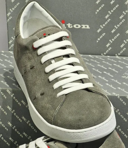Мужские кеды KITON, серый