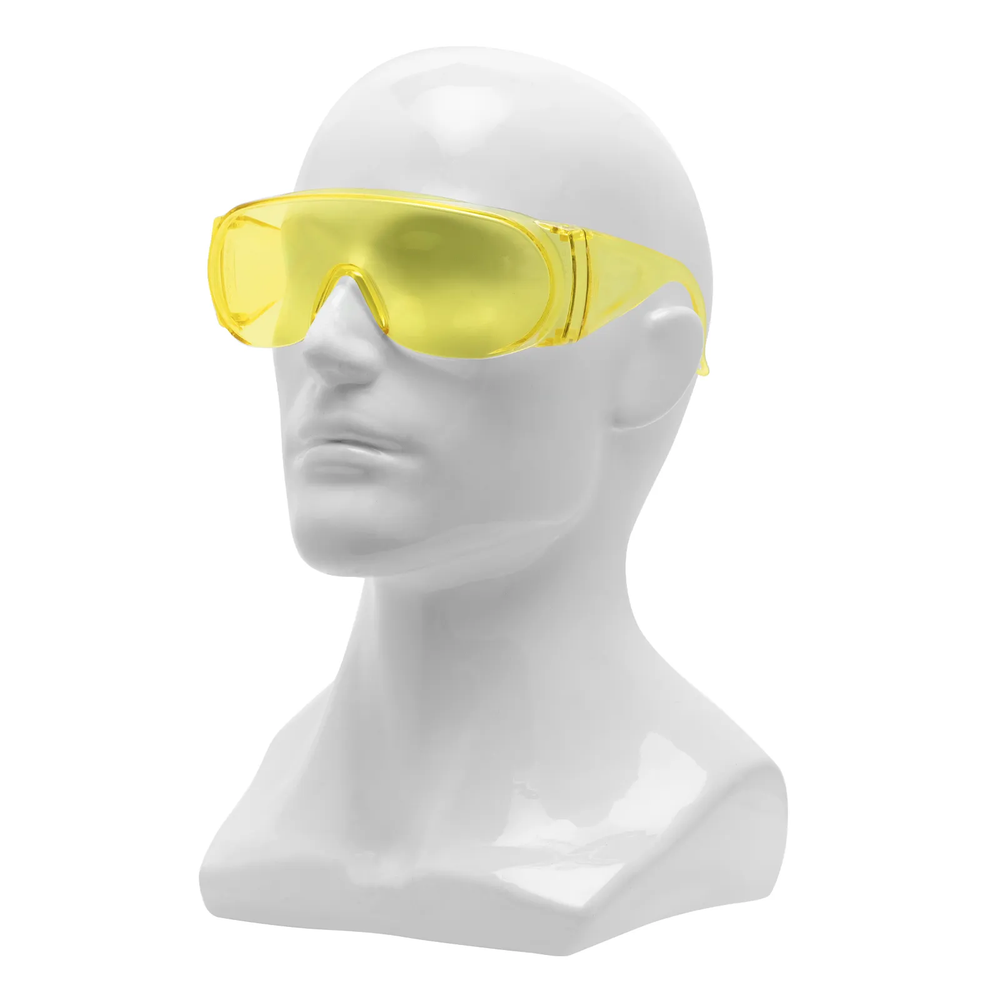 защитные очки Сибртех желтые поликарбонат