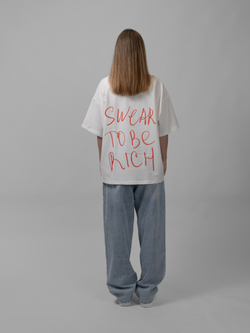Футболка To Be Rich (White)
