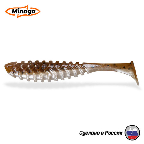 Силиконовая приманка "Minoga" COOPER 4,0"(4шт) 100мм, 6,1гр, цвет 110