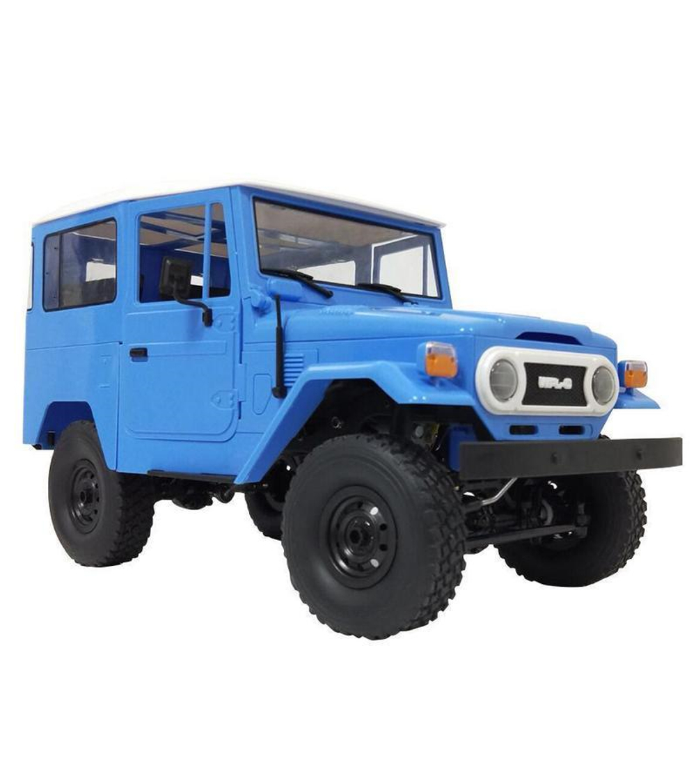 Радиоуправляемая машина WPL японский внедорожник FJ40 (голубая) 4WD 2.4G 1/16 RTR