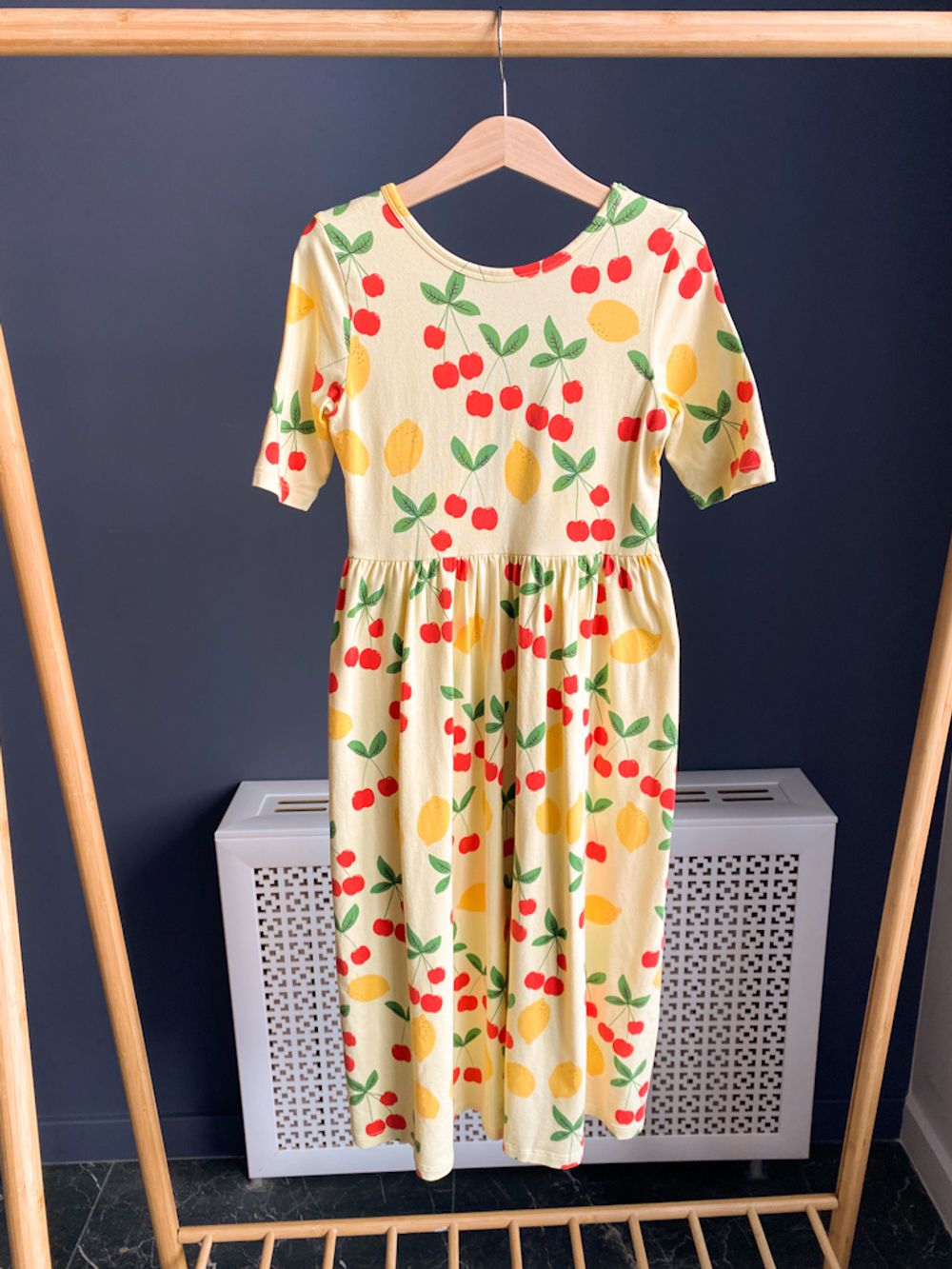 Хлопковое платье Mini Rodini, 134