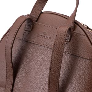 Кожаный женский рюкзак, коричневый Bag10049