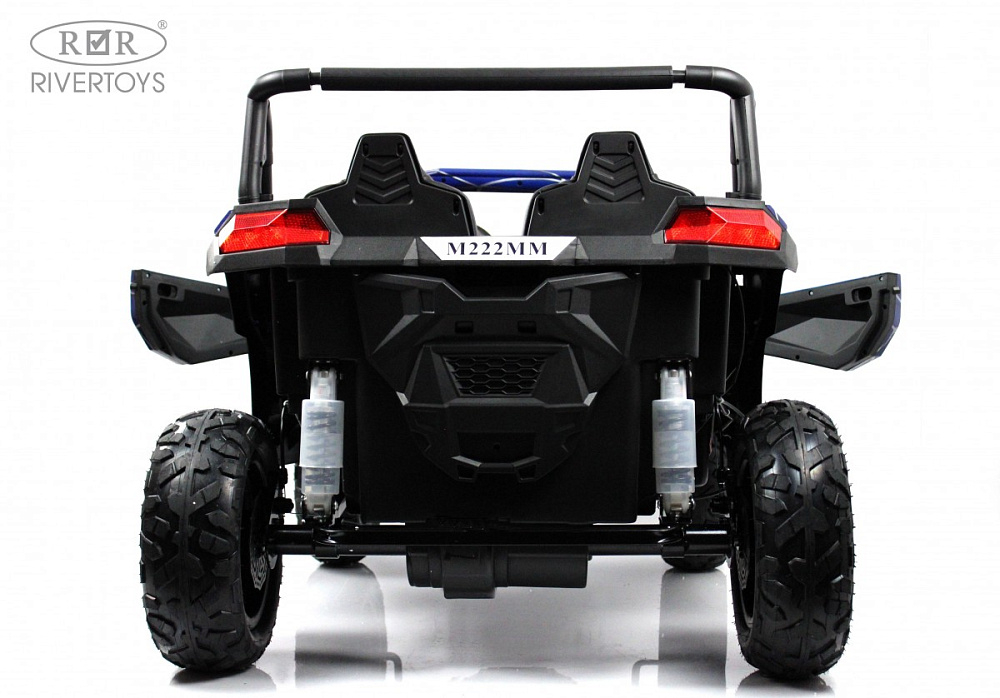 Детский электромобиль RiverToys M222MM синий